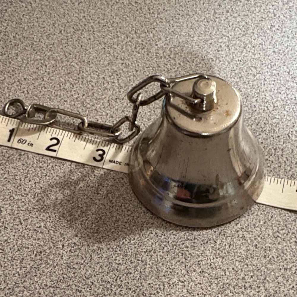 Silver Bell with Chain